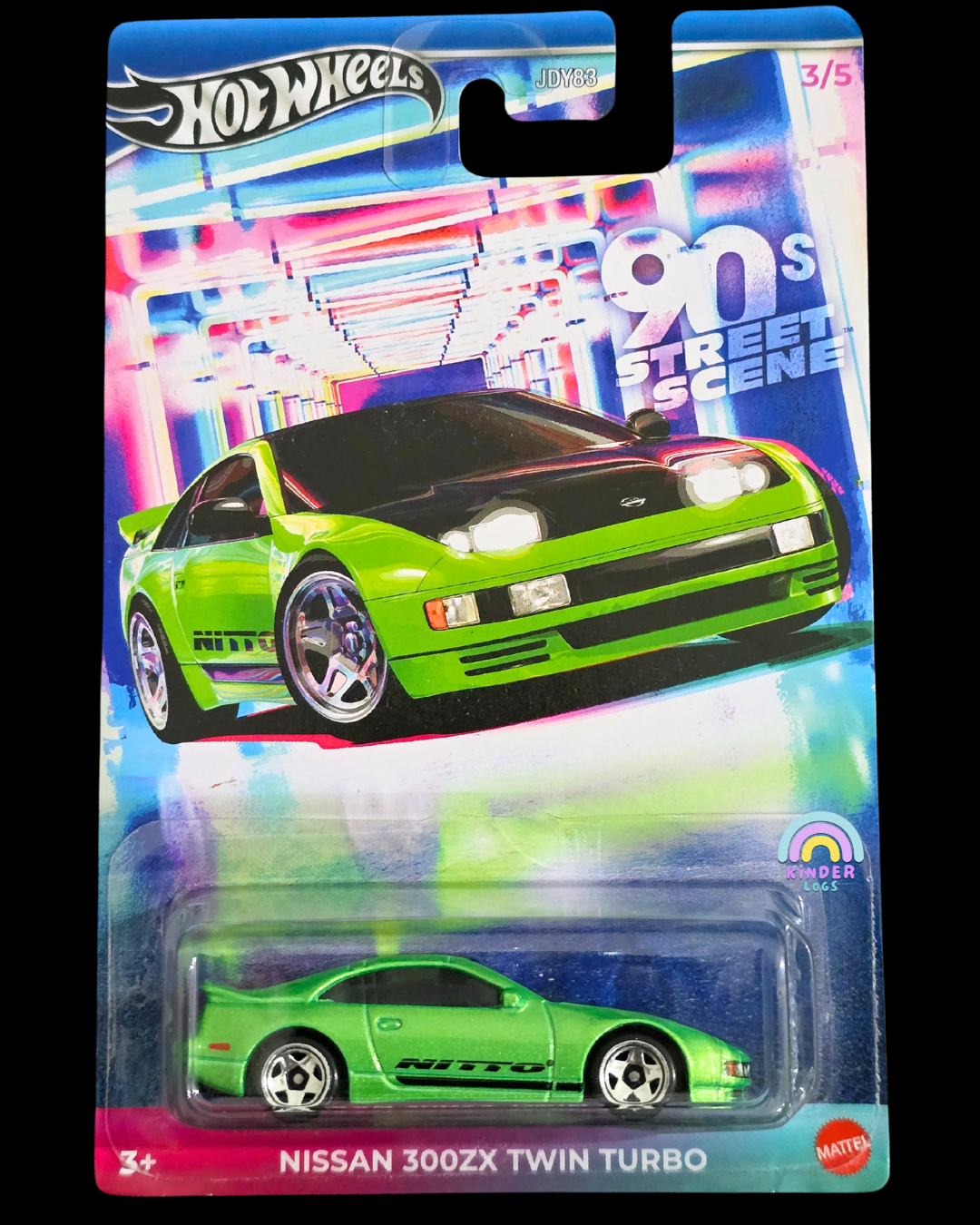 Hot Wheels Nissan 300ZX Twin Turbo - Green (Imported)