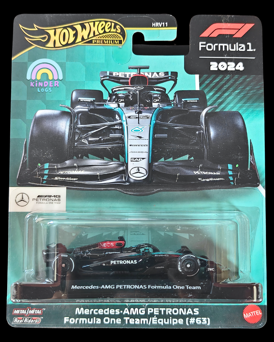 Premium Hot Wheels Formula One Mercedes-AMG Petronas #63 (Imported)