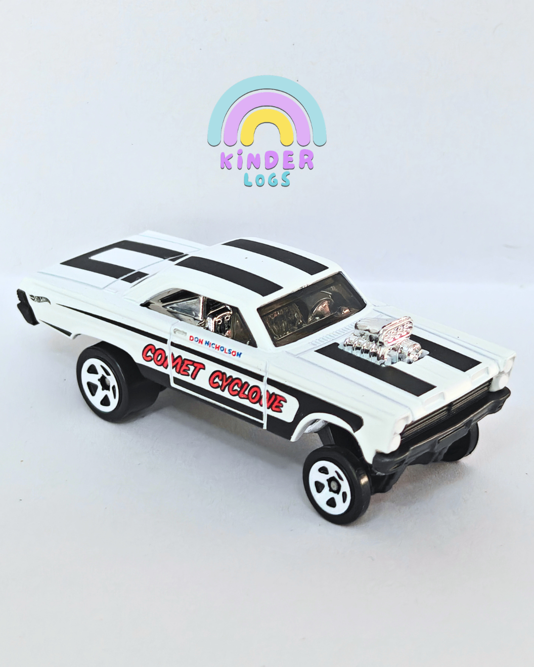 Hot Wheels 1965 Mercury Comet Cyclone - White (Uncarded - New)