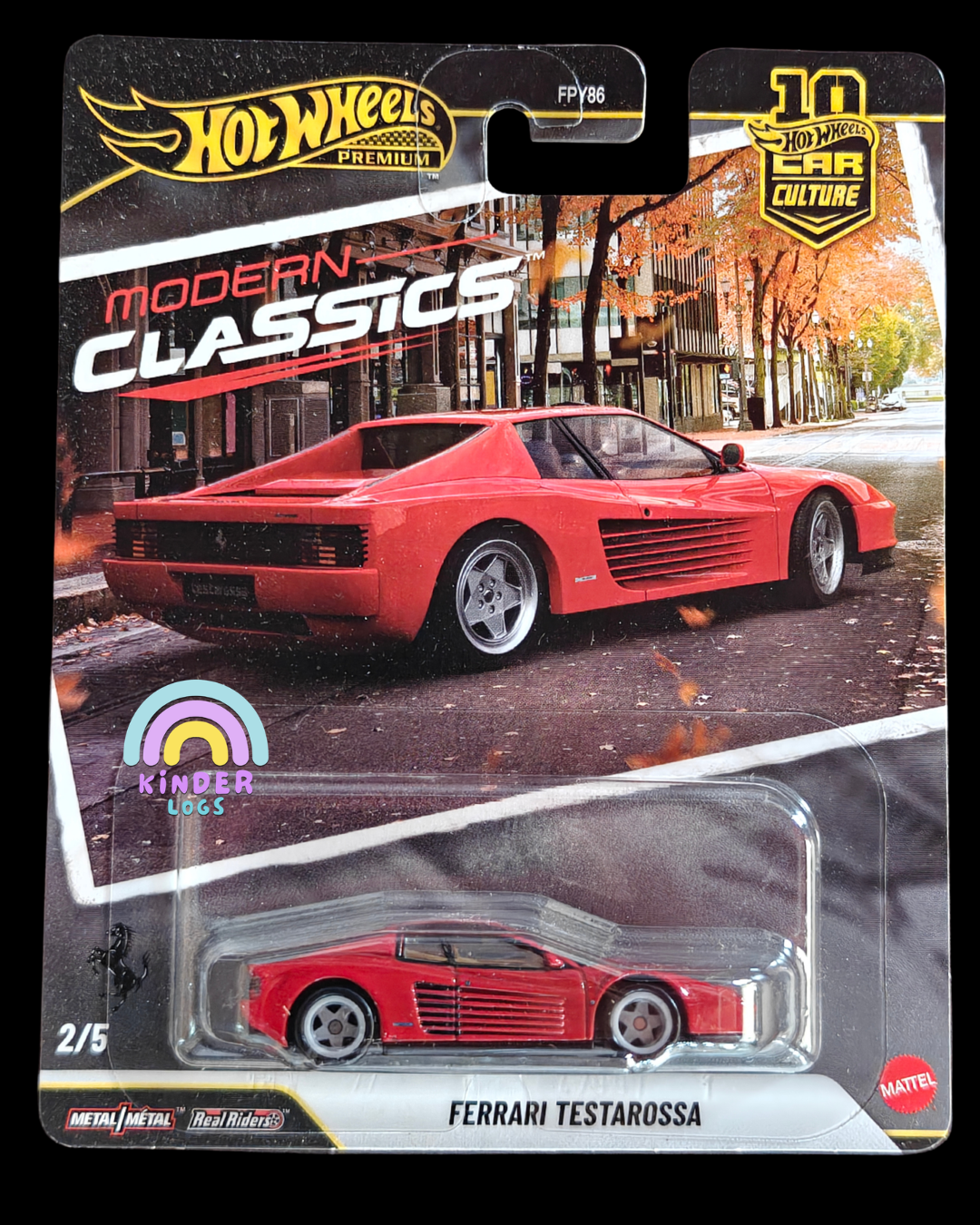 Premium Hot Wheels Ferrari Testarossa - Modern Classics (Imported)