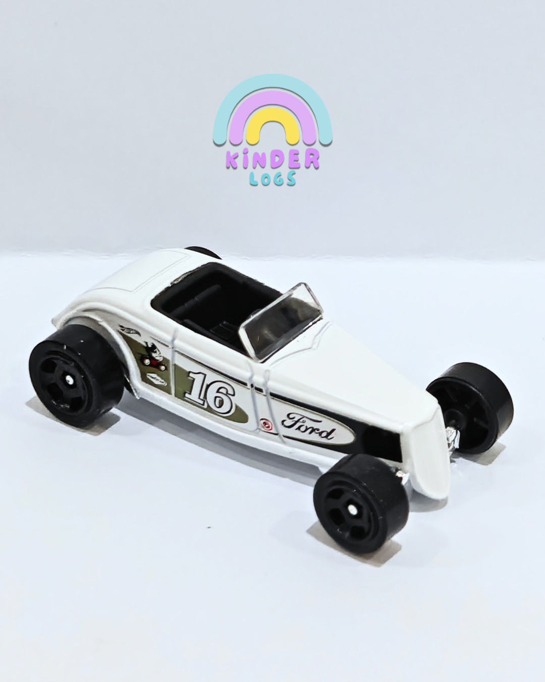 Hot Wheels 1933 Ford Lo Boy - White (Uncarded - New)