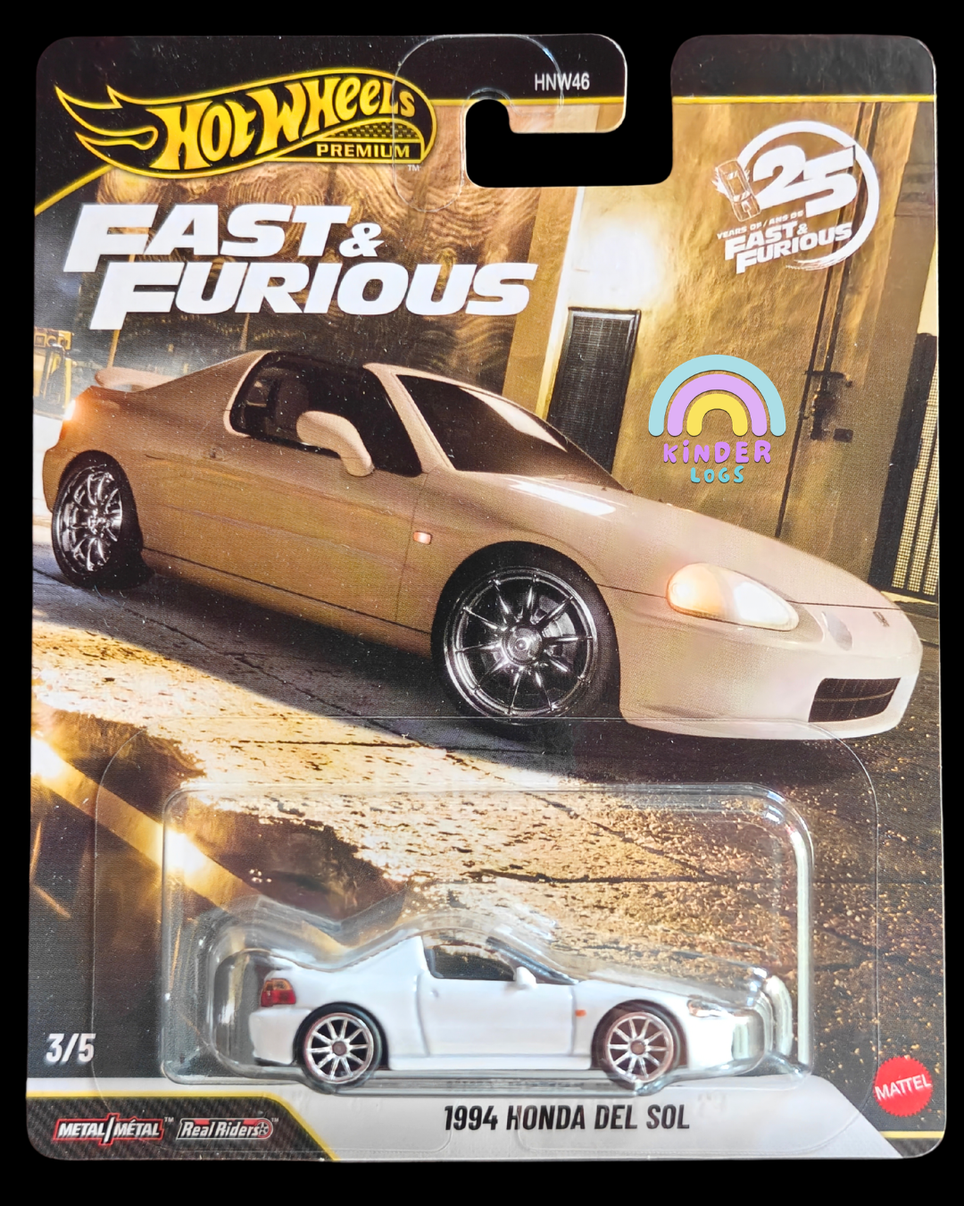 Premium Hot Wheels 1994 Honda Del Sol - F&F (Imported)