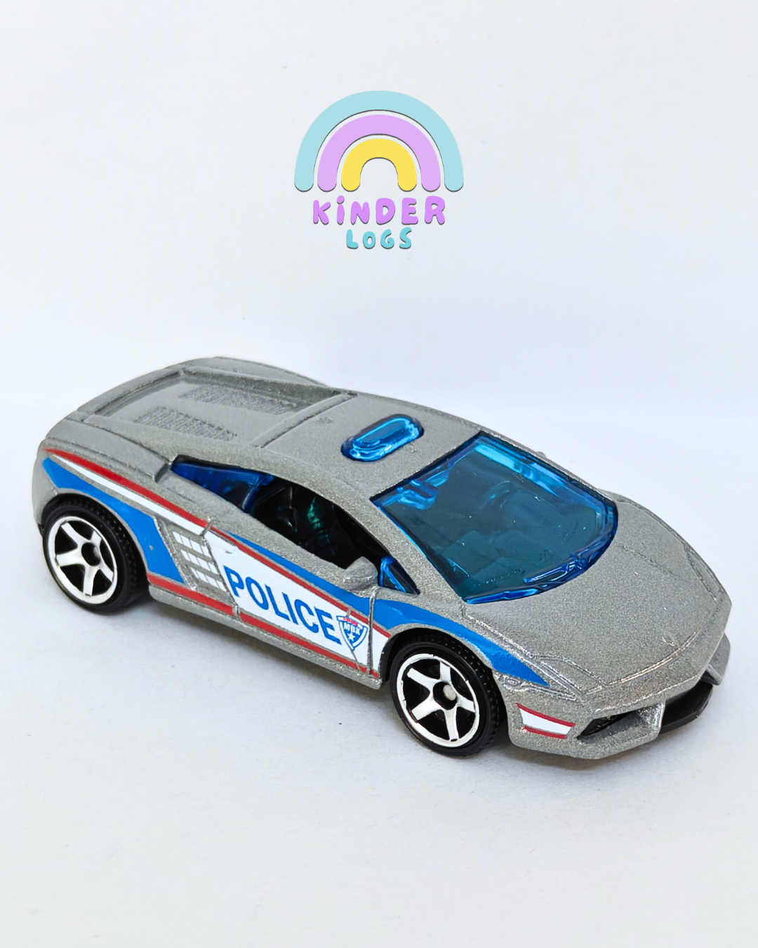 Matchbox Lamborghini Gallardo Police - Grey (Uncarded - New)
