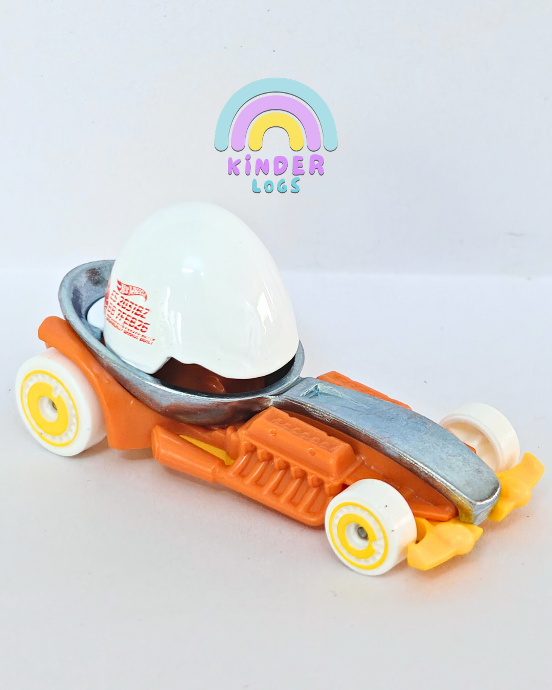 Hot Wheels Eggshell Racer - Orange (Uncarded - New)