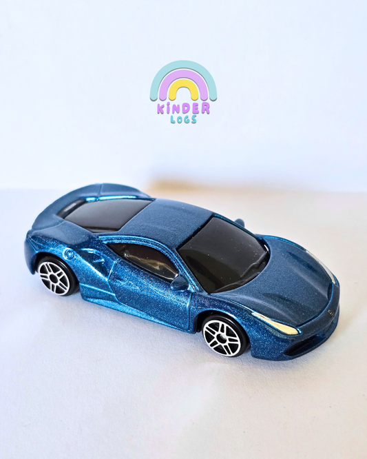 Bburago Ferrari 488 GTB - Blue (Uncarded - New)