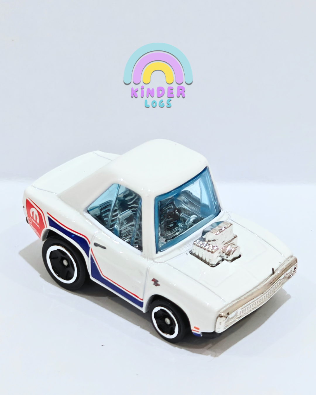 Hot Wheels 1970 Dodge Charger TOONED - White (Uncarded - New)