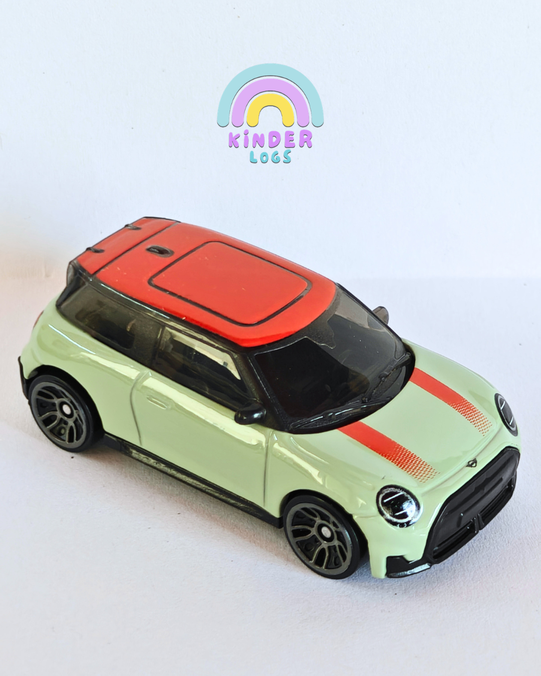 Hot Wheels Mini JCW Electric - Light Green (Uncarded - New)