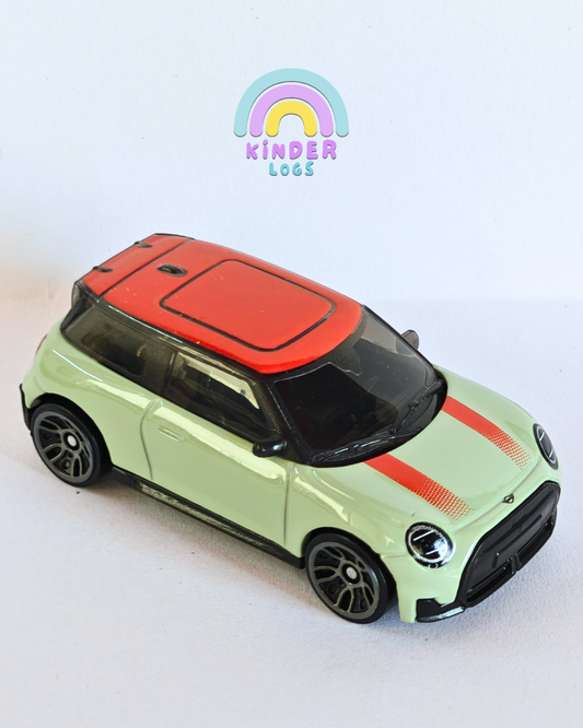 Hot Wheels Mini JCW Electric - Light Green (Uncarded - New)