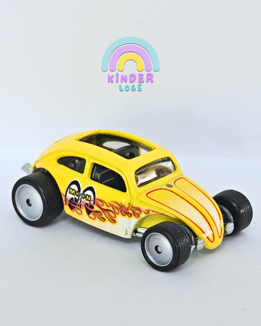 Premium Hot Wheels Custom VW Beetle MOON Eyes (Uncarded - New)