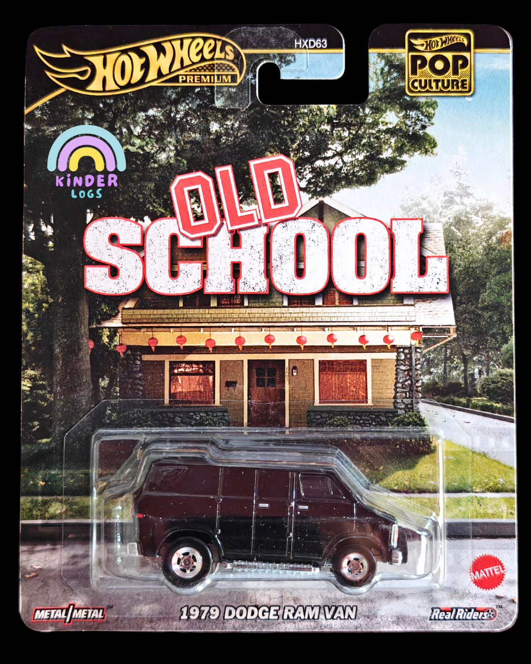 Premium Hot Wheels 1979 Dodge RAM Van - Old School (Imported)