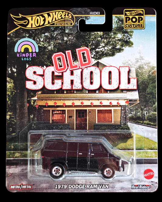 Premium Hot Wheels 1979 Dodge RAM Van - Old School (Imported)