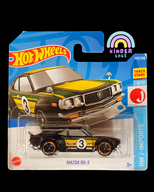 Hot Wheels Mazda RX-3 - Dark Green (Imported Short Card)