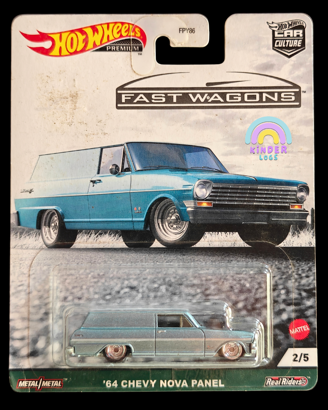 Premium Hot Wheels 1964 Chevy Nova Panel - Fast Wagons (Imported)