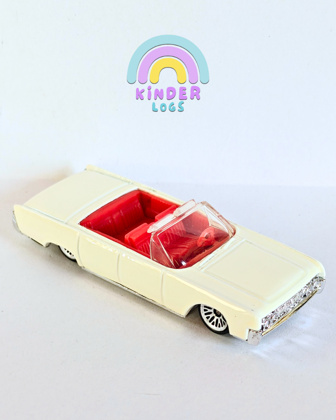 Hot Wheels 1964 Lincoln Continental Convertible - White (Uncarded - New)