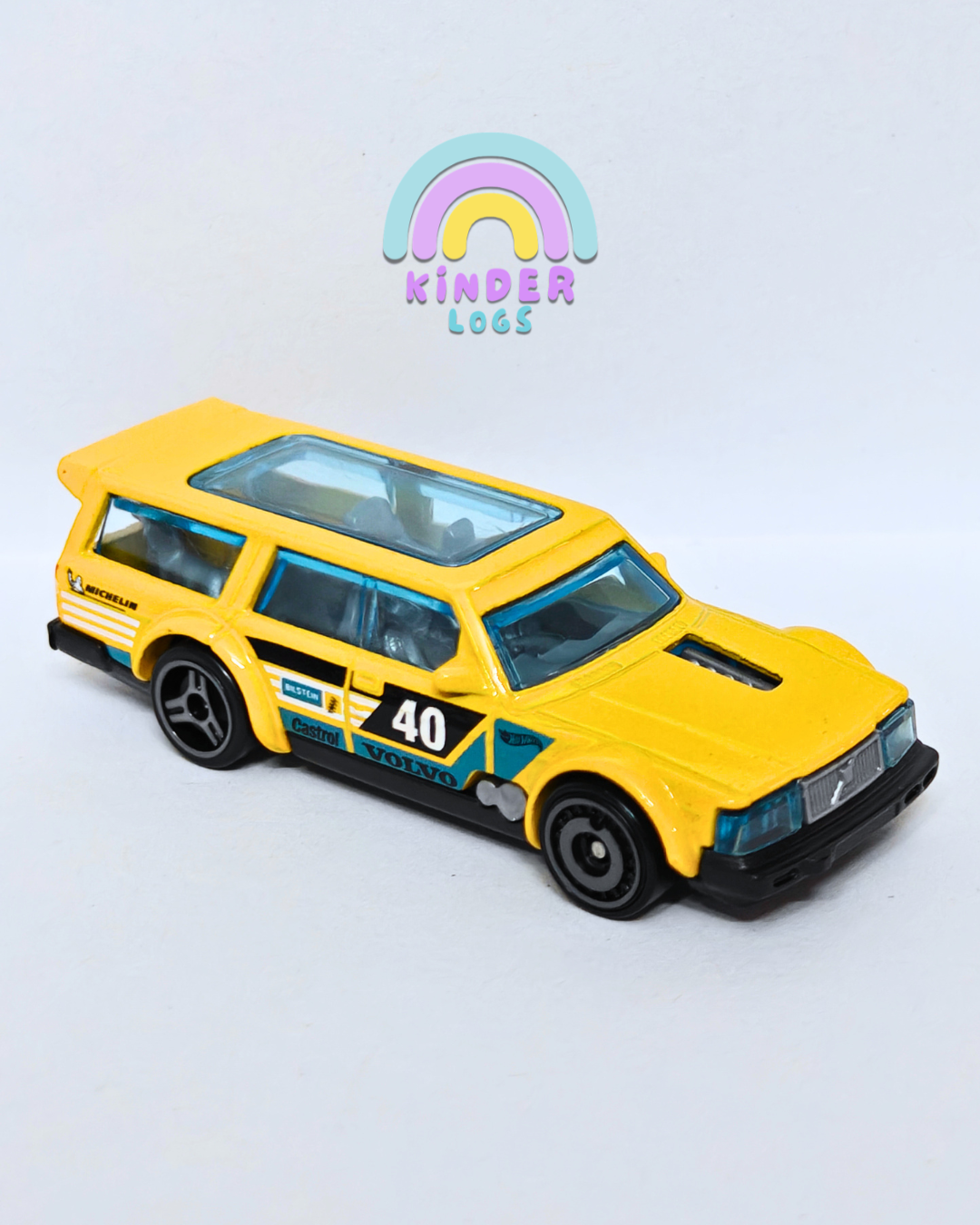 Hot Wheels Volvo 240 Drift Wagon - Yellow (Uncarded - New)