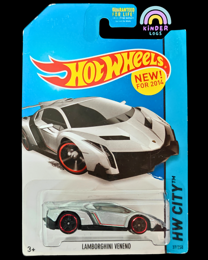 Hot Wheels Lamborghini Veneno - Silver (Imported)