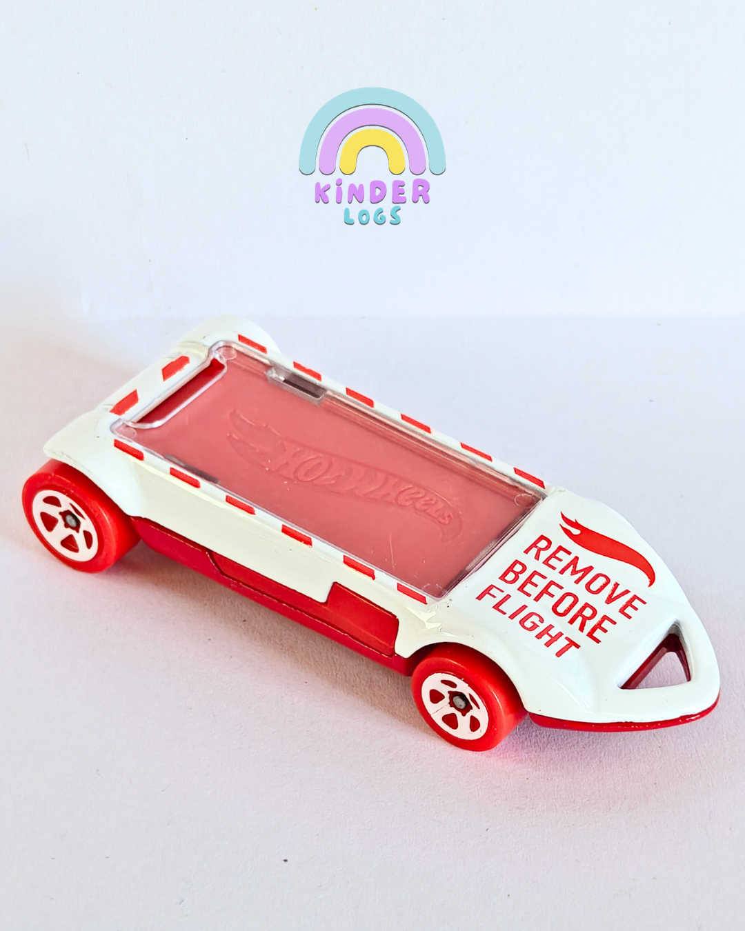 Hot Wheels Twin Tags - White (Uncarded - New)