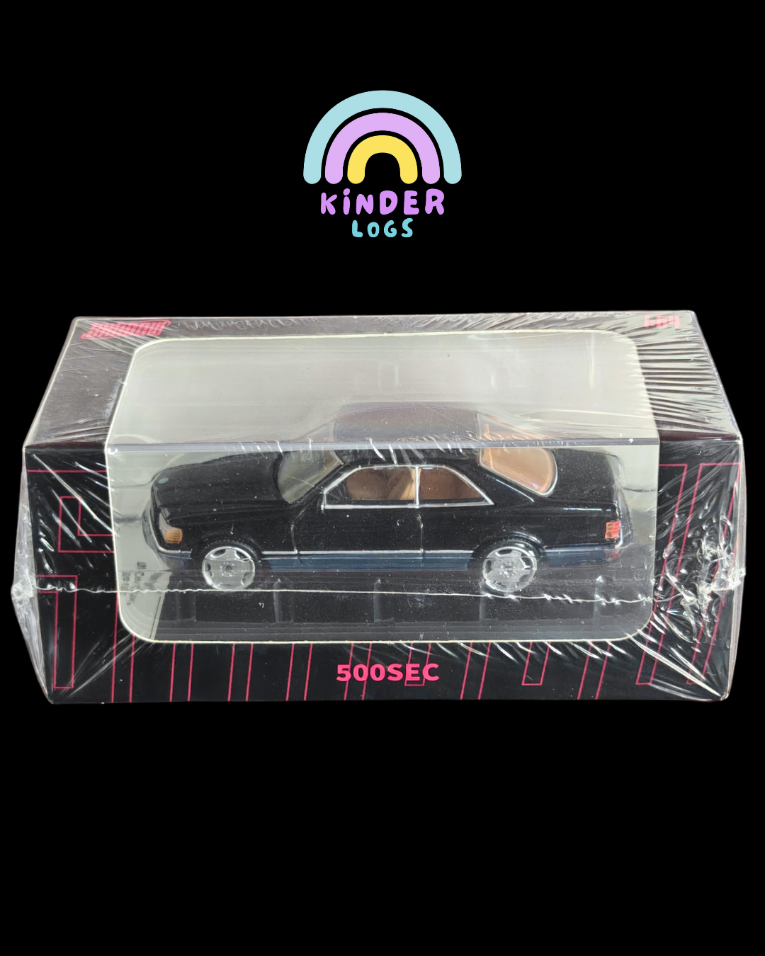 Shadow Mercedes-Benz 500 SEC - Black (Sealed Box)