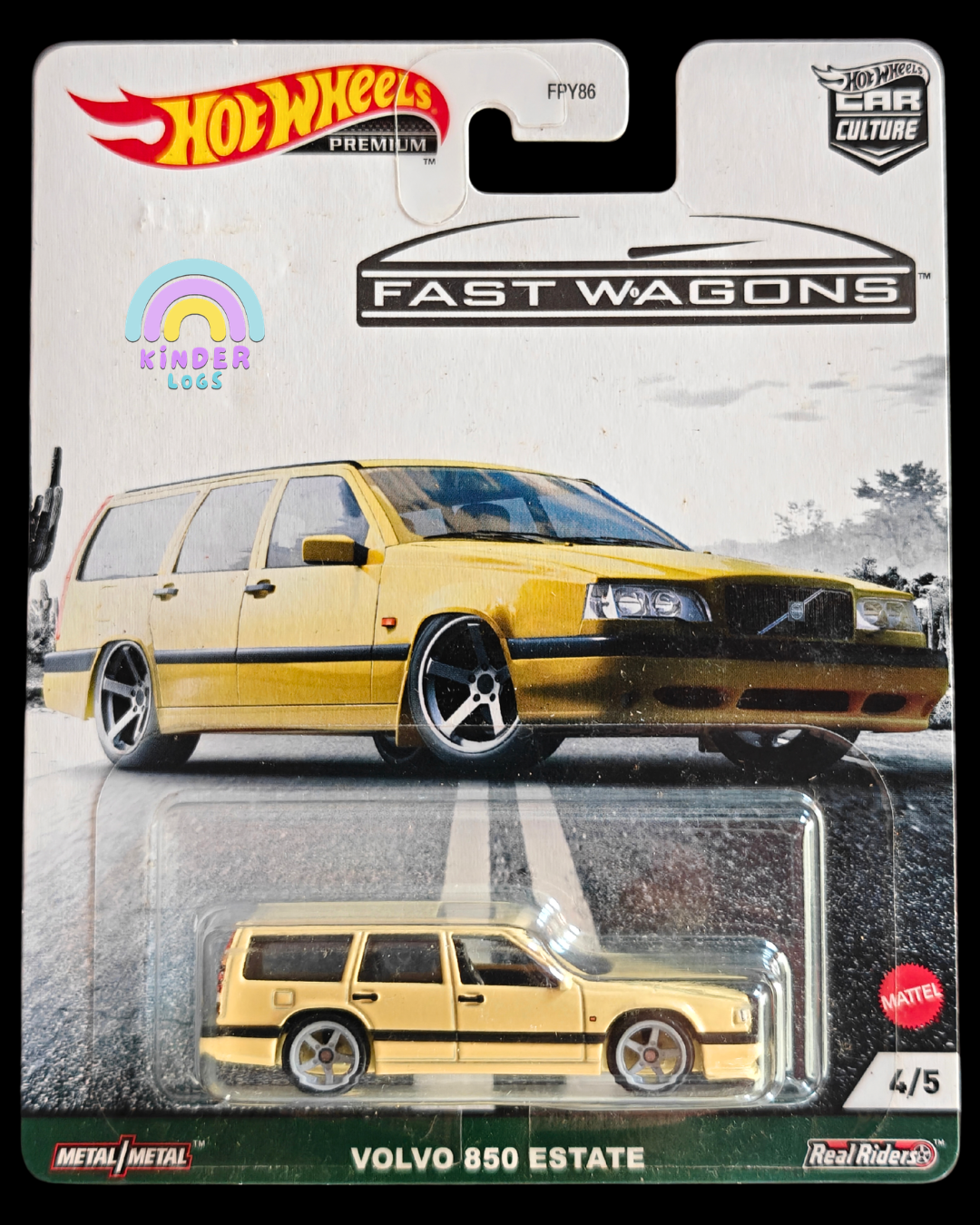 Premium Hot Wheels Volvo 850 Estate - Fast Wagons (Imported)
