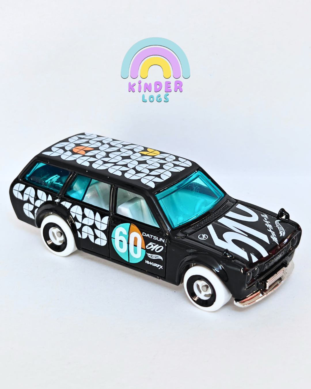 Hot Wheels Datsun 510 Wagon - Black (Uncarded - New)