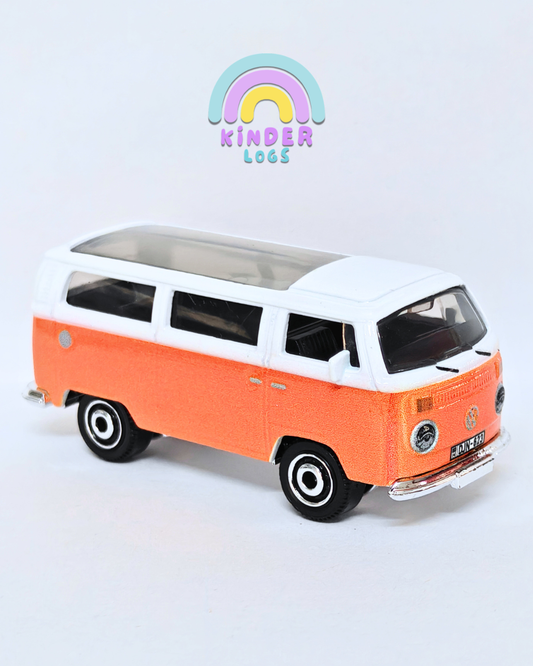 Matchbox 1973 Volkswagen T2B Bus - Orange-White (Uncarded - New)