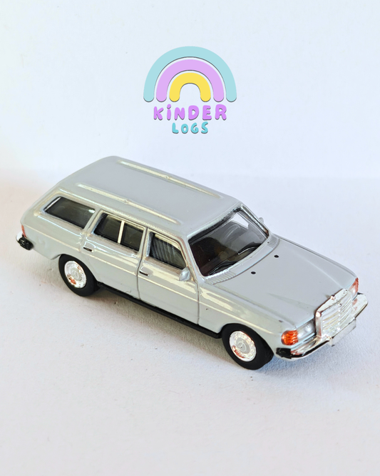 1:87 Schuco Mercedes-Benz W123 Wagon - Grey (Uncarded)