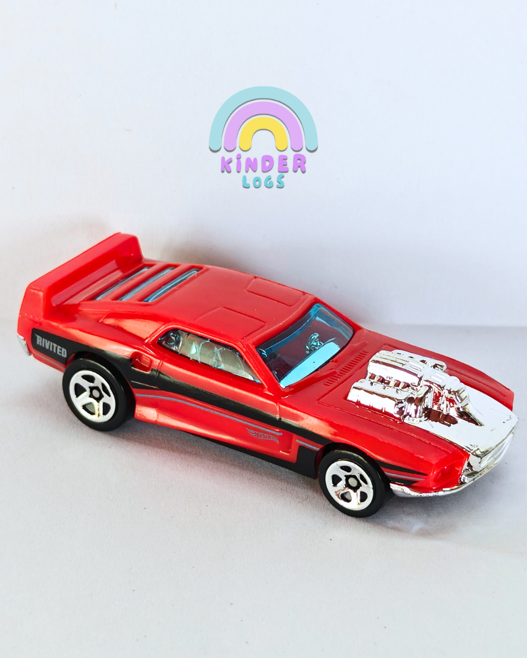 Hot Wheels Rivited - Red (Uncarded - New)
