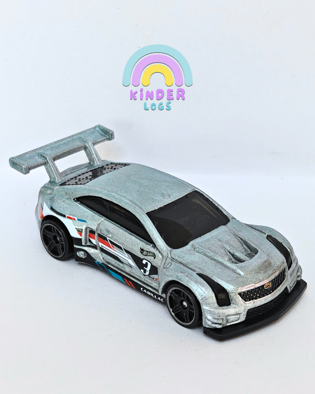 Hot Wheels 2016 Cadillac ATS-V R - Silver (Uncarded - New)