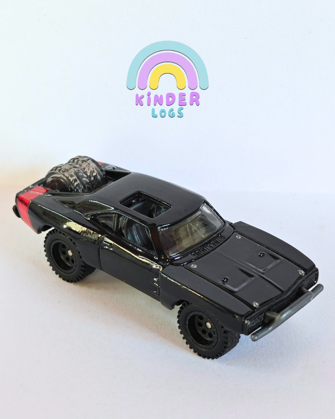 Premium Hot Wheels 1970 Dodge Charger - Black (Minor Scratches)