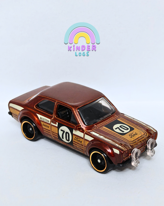 Hot Wheels 1970 Ford Escort RS1600 - Brown (Uncarded - New)