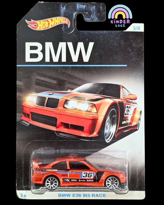 Hot Wheels BMW E36 M3 Race (2015 Imported Card)