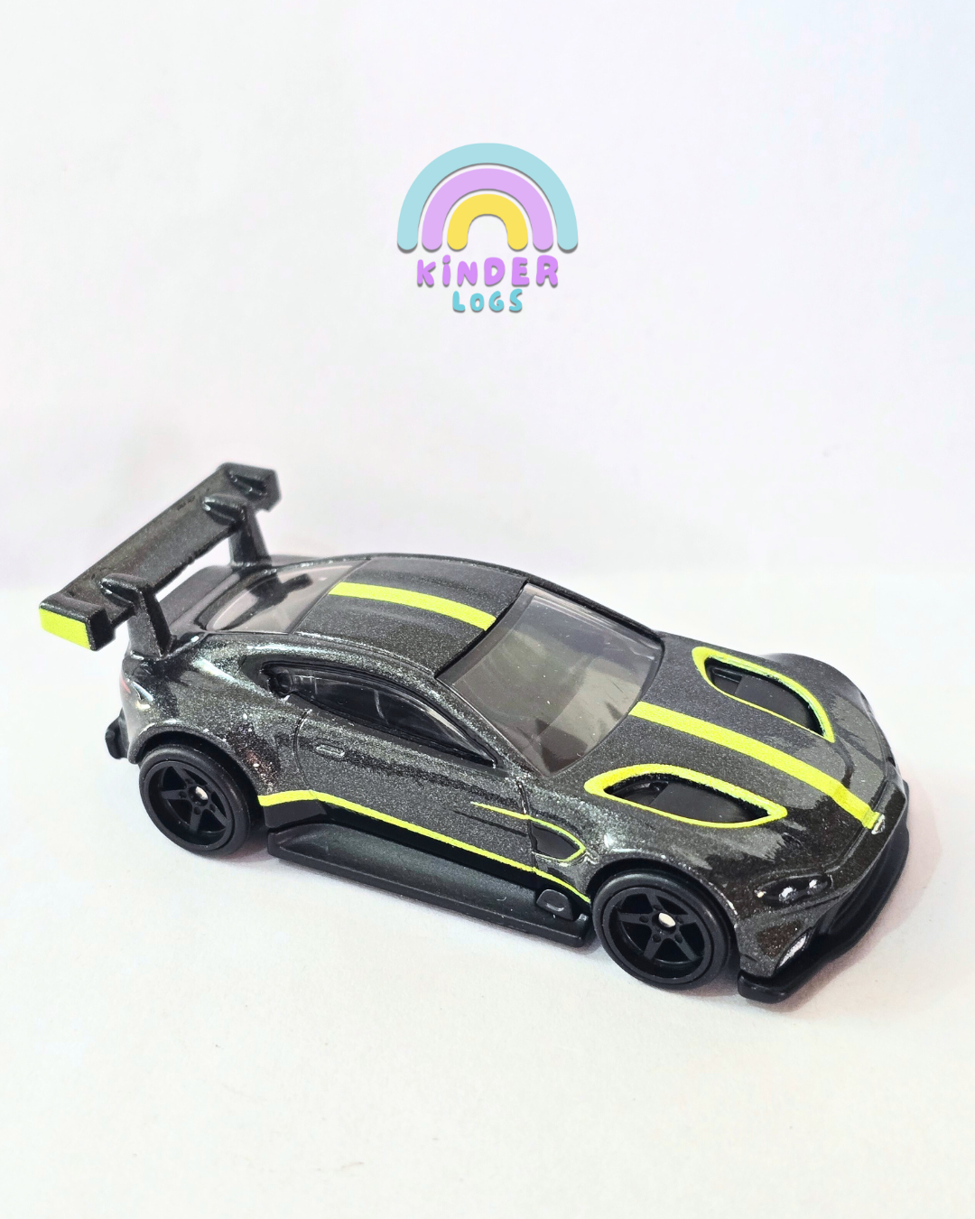 Premium Hot Wheels Aston Martin Vantage GTE - Grey (Uncarded - New)