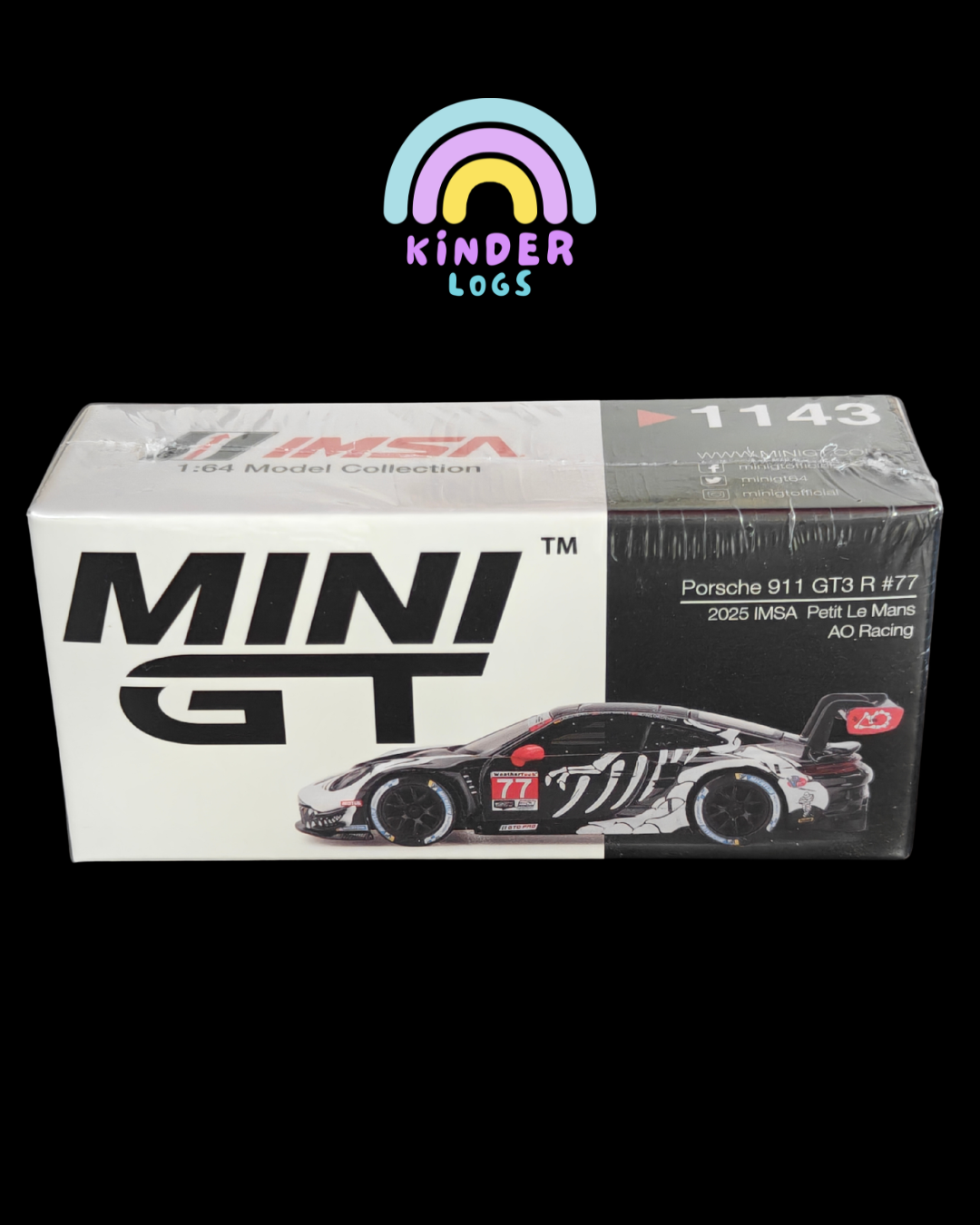 Mini GT REXY Skeleton Porsche 911 GT3 R #77