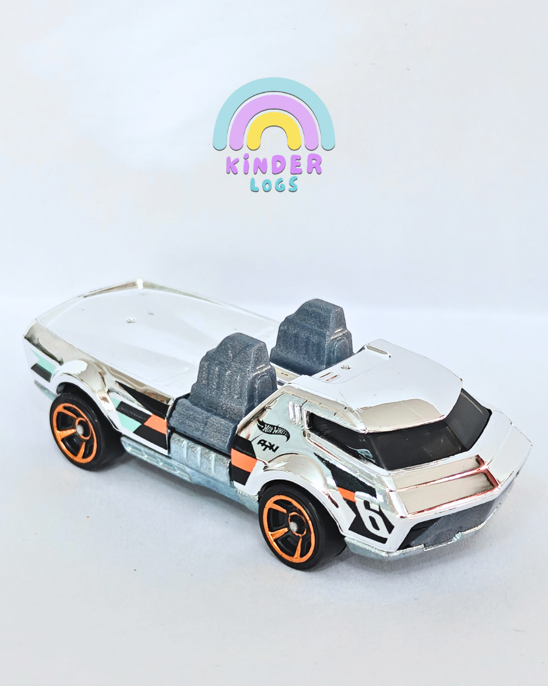 Hot Wheels Twin Dorado - Chrome Silver (Uncarded - New)