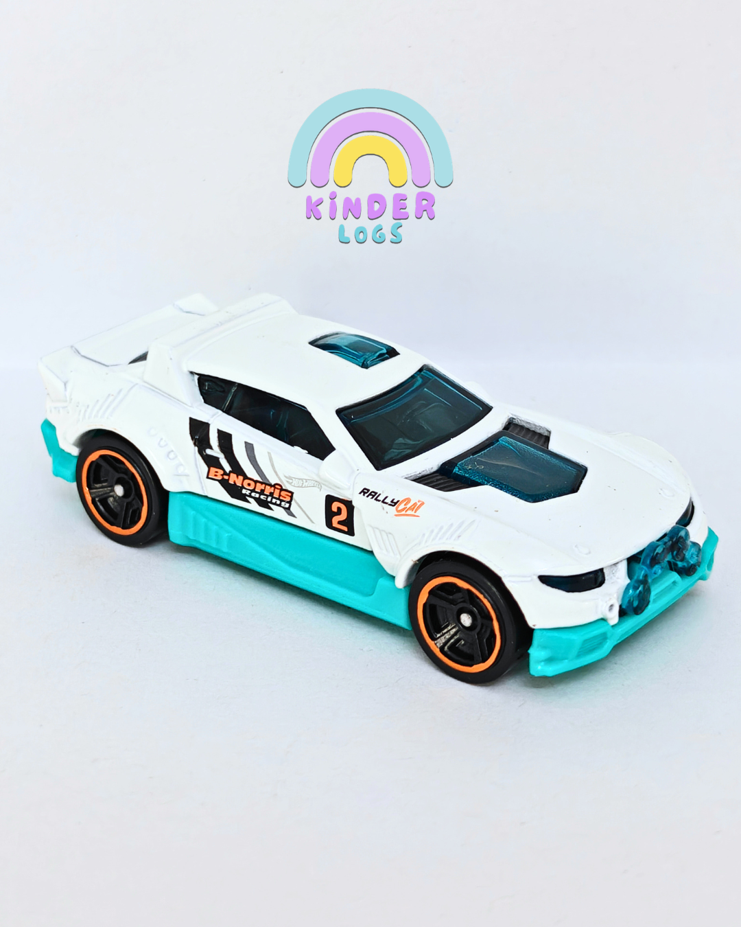 Hot Wheels Rally Cat - White (Uncarded - New)