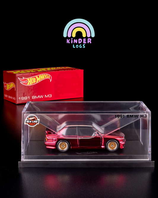 RLC Hot Wheels 1991 BMW M3 (Spectraflame Red)