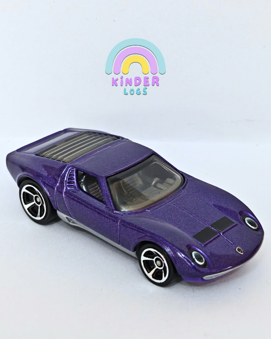 Hot Wheels 1971 Lamborghini Miura SV - Purple (Uncarded - New)