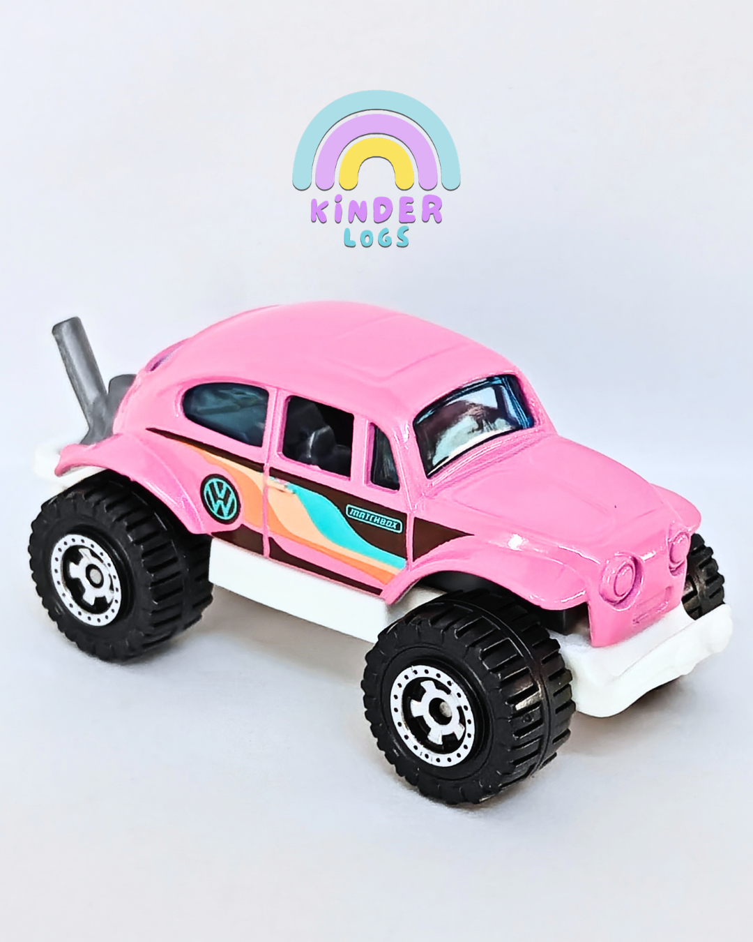 Matchbox Volkswagen Beetle 4x4 - Pink (Uncarded - New)