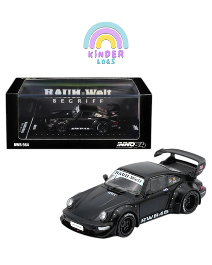 Inno64 Porsche RWB 964 (Black Matt)