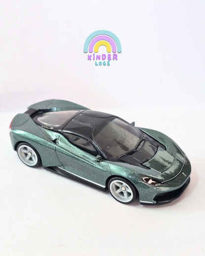 Premium Hot Wheels Automobili Pininfarina Battista - Green (Uncarded - New)