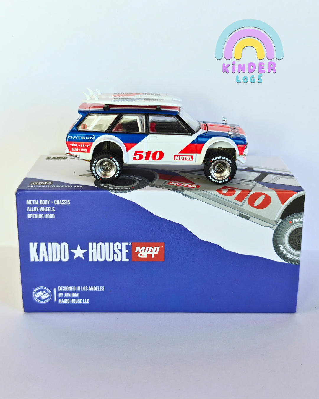 Mini GT Kaido Datsun 510 Wagon 4x4 - 044 (Open Box)
