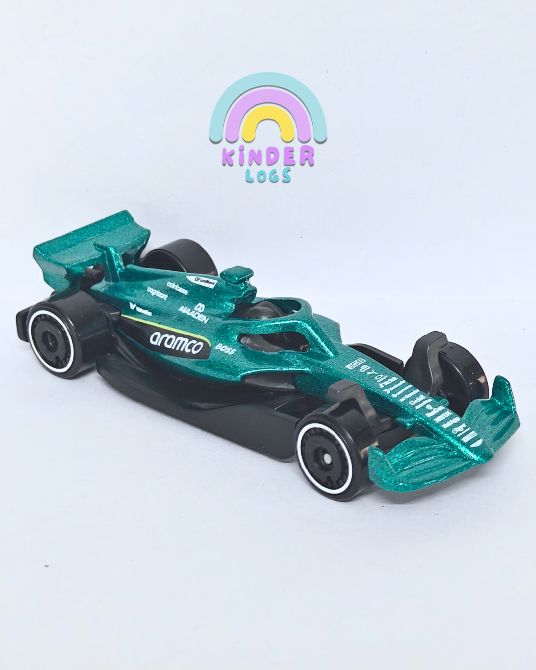 Hot Wheels F1 Aston Martin Aramco - Teal (Uncarded - New)