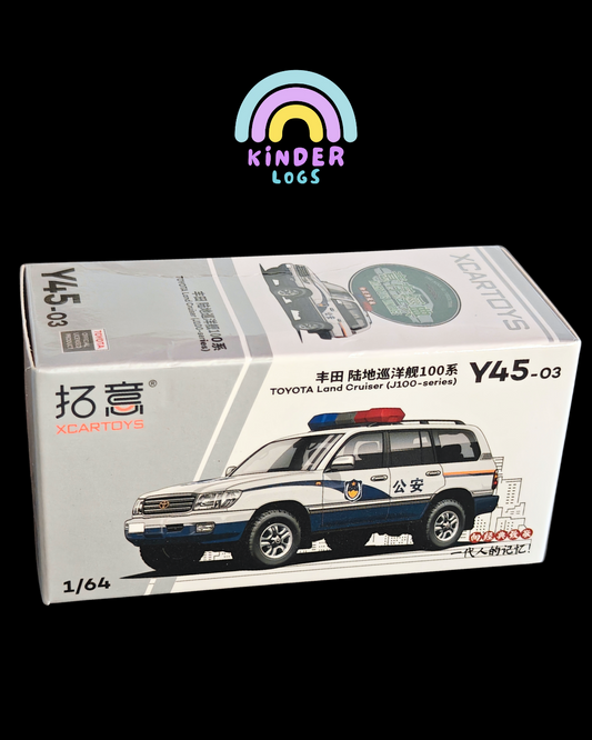 XCar Toys Toyota Land Cruiser Police - J100 Series (Open Box)