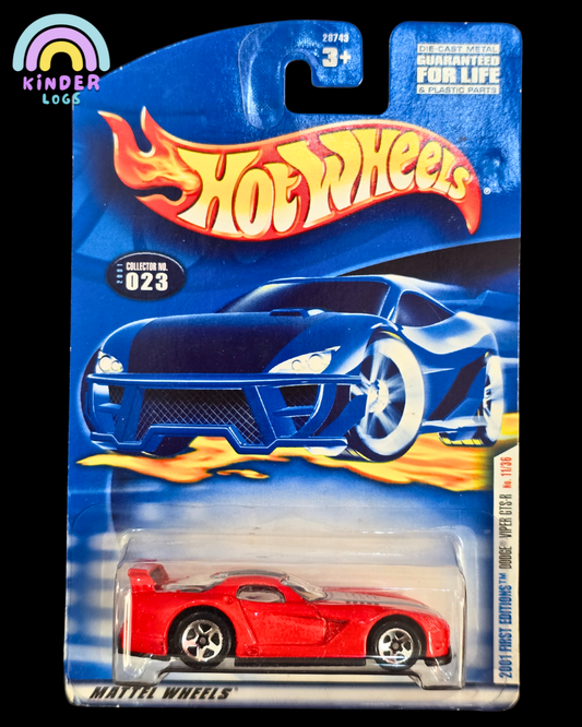 Hot Wheels Dodge Viper GTS-R - Collector No. 023 (2000 Imported Card)
