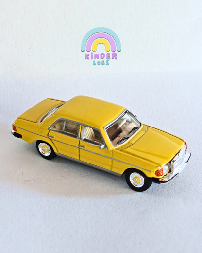 Schuco Mercedes-Benz W123 Sedan - Yellow (Uncarded)