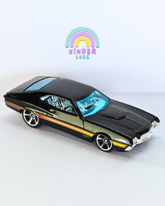 Hot Wheels 1972 Ford Gran Torino Sport - Black (Uncarded - New)