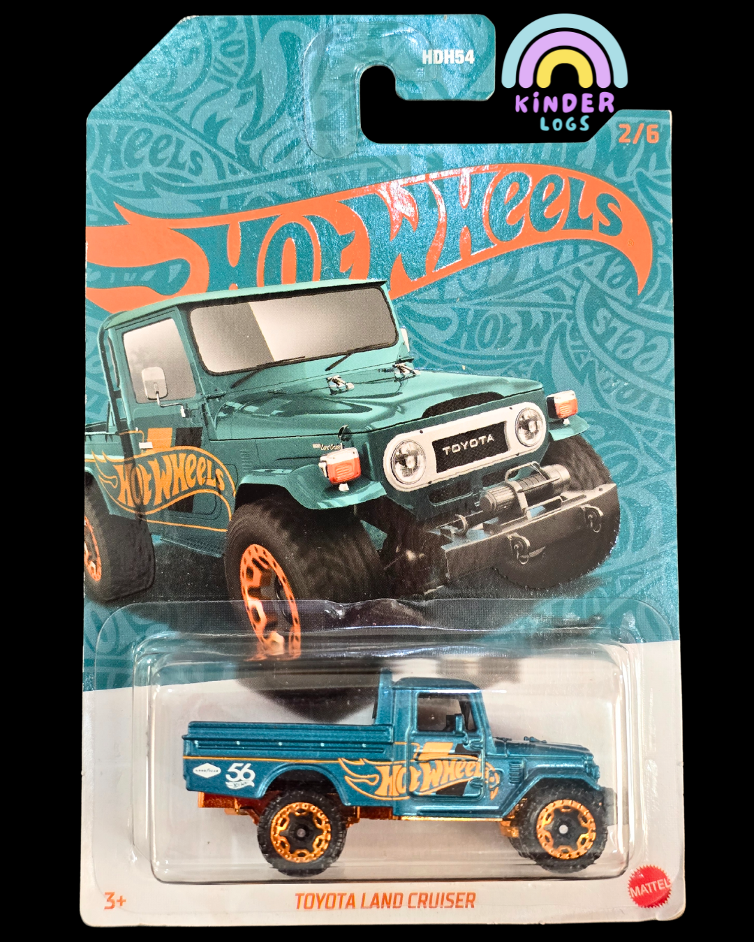 56th Anniversary Hot Wheels Toyota Land Cruiser (2023 Imported Card)