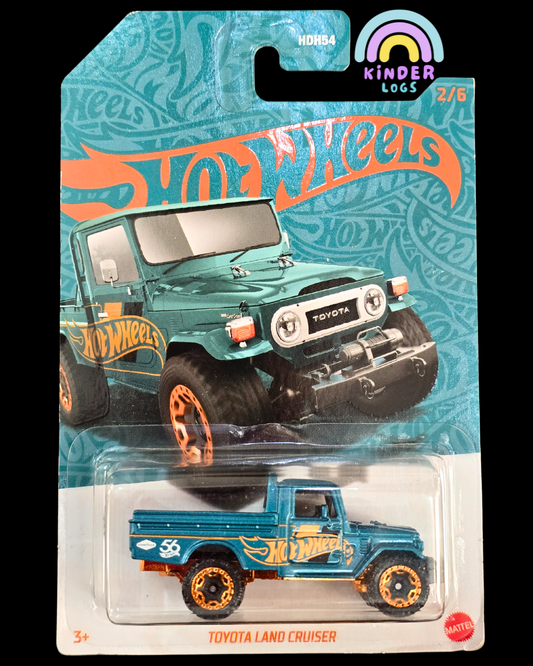 56th Anniversary Hot Wheels Toyota Land Cruiser (2023 Imported Card)