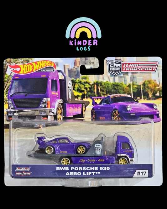 Hot Wheels Team Transport RWB Porsche 930 Aero Lift #17 (2020 Indian Card)