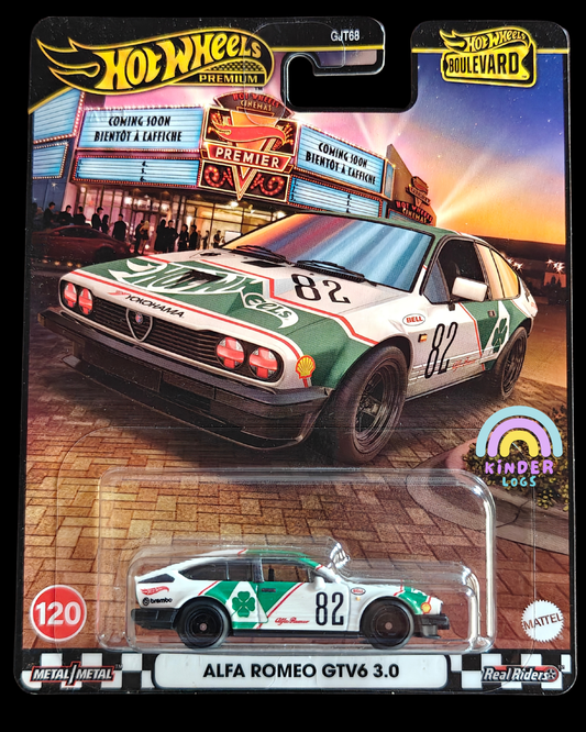Premium Hot Wheels Alfa Romeo GTV6 3.0 - Boulevard 120 (Imported)
